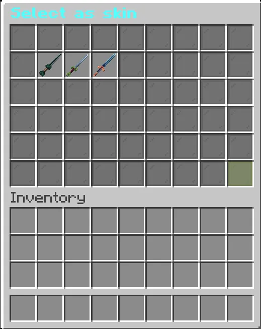 Bundle Editor SKin Selection
